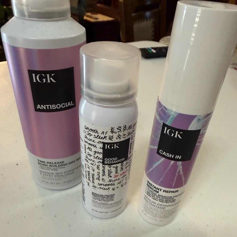 IGK hair care bundle